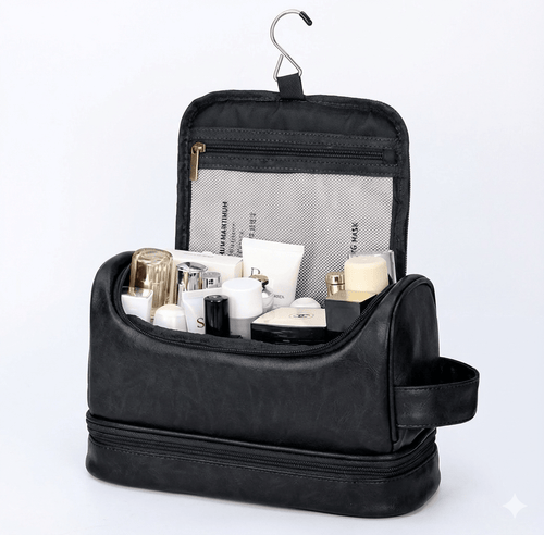 ORIXA Leather Cosmetics Portable Travel Bag - Orixa